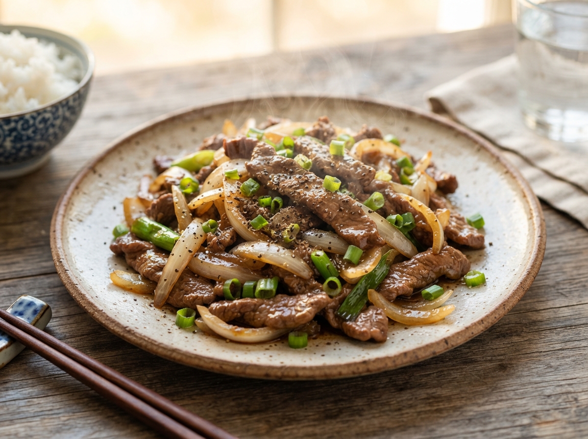 Thịt Bò Xào Hành Tây: Mềm Ngọt, Thơm Lừng, Nhanh Gọn