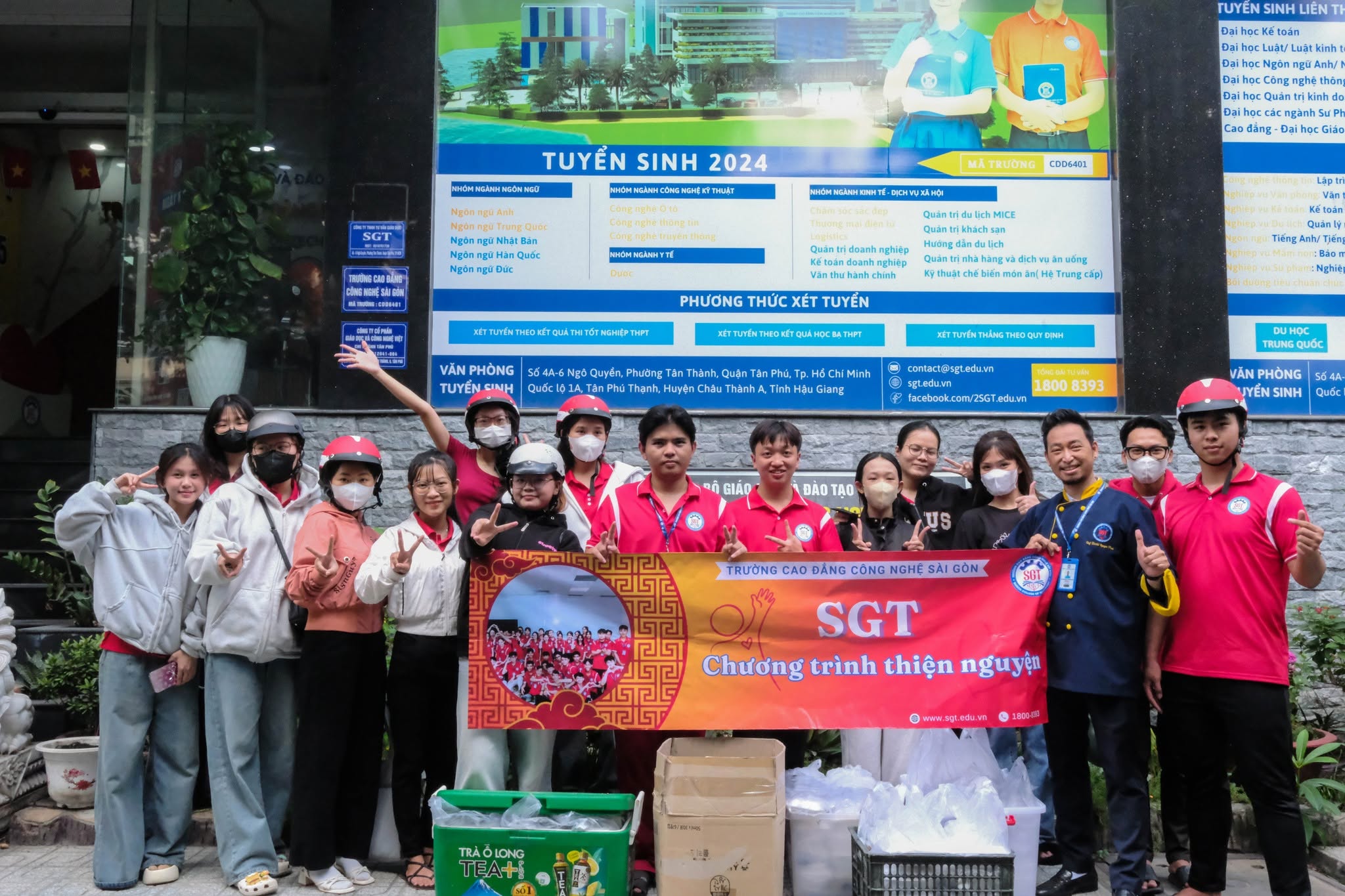 Gia vị Nutri đồng hành cùng chương trình phát cơm từ thiện của Trường Cao đẳng Công nghệ Sài Gòn
